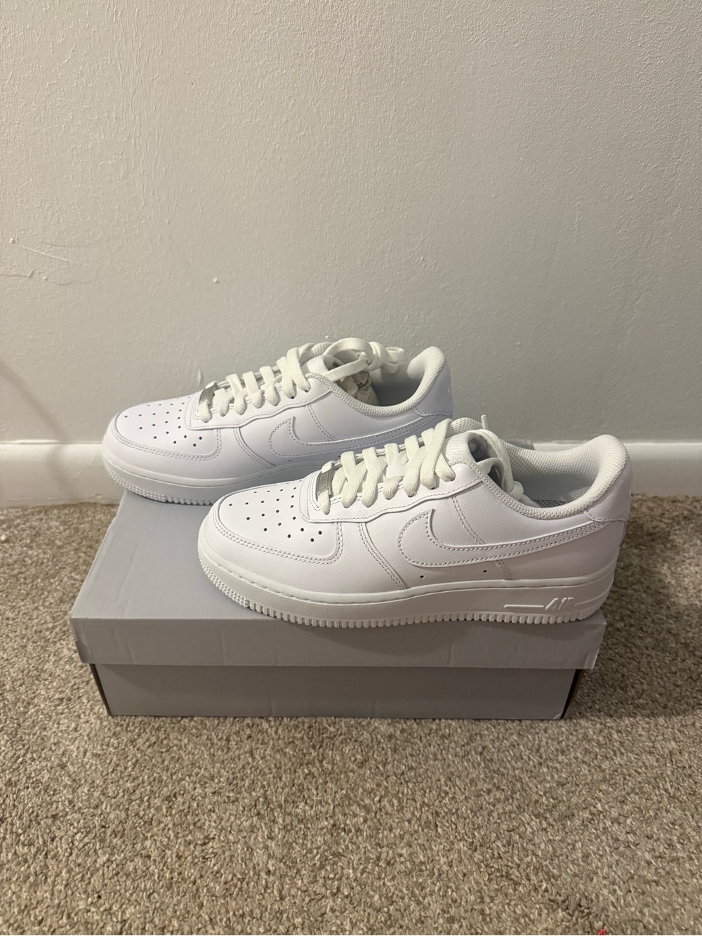 Women’s Air Force 1 All-White Low Top Sneakers